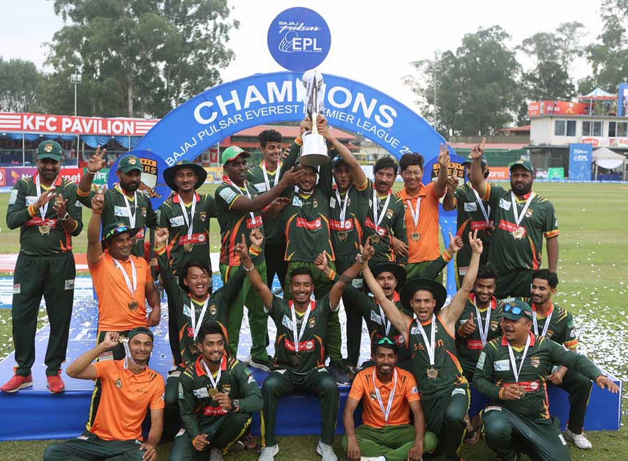 पोखरालाई हराउँदै चितवनले जित्यो ईपीएलको उपाधि, भीम र कमलको अविस्मरणीय प्रदर्शन